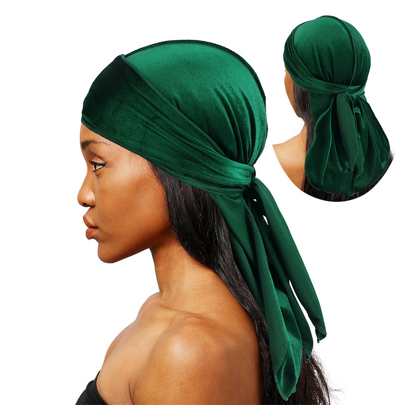Bandana Doo Rag - Unisex Nam Nữ Nhung Durags Dây