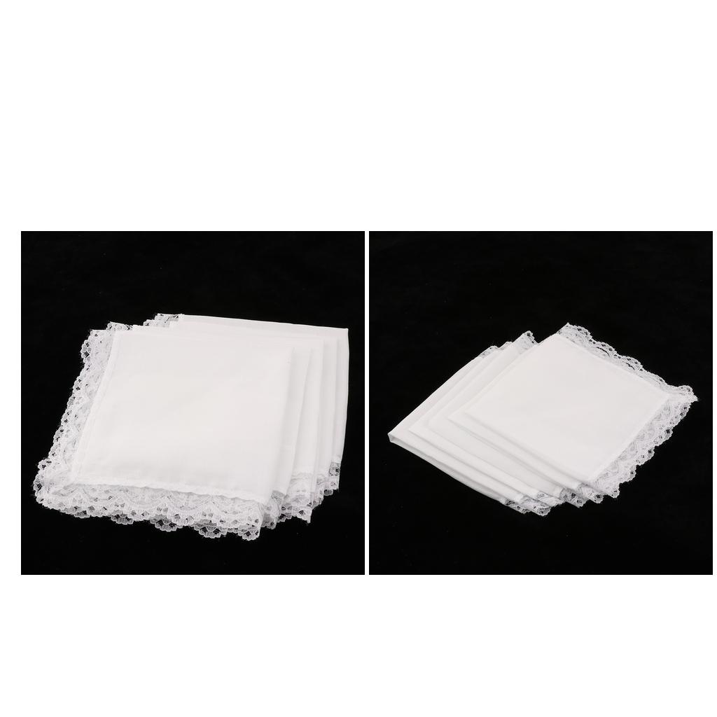Handkerchief Cotton Men - White Cotton Handkerchief Vintage Lace Pocket