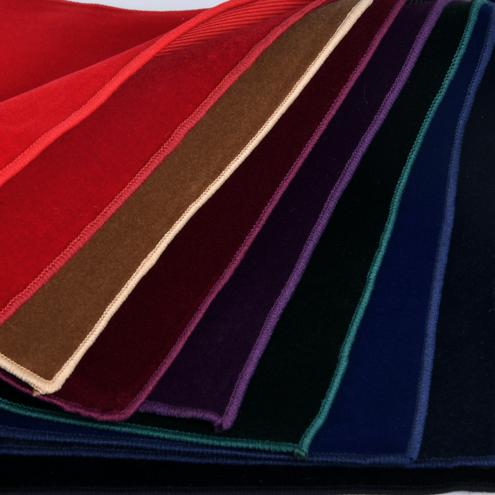 Pocket Square Set - 23cm Men's Velvet Pocket Square Solid