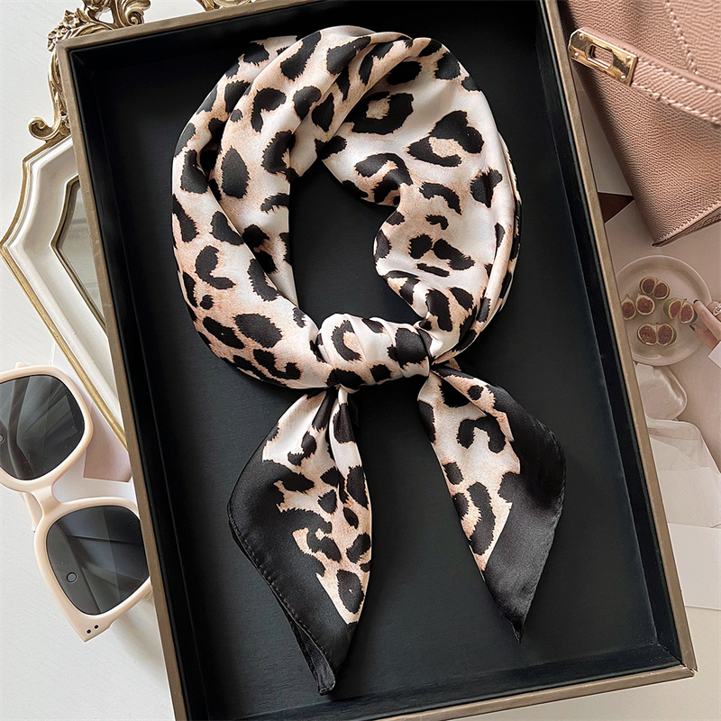70cm Square Luxury Leopard Pri - đánh giá và giá Head Wrap Turban