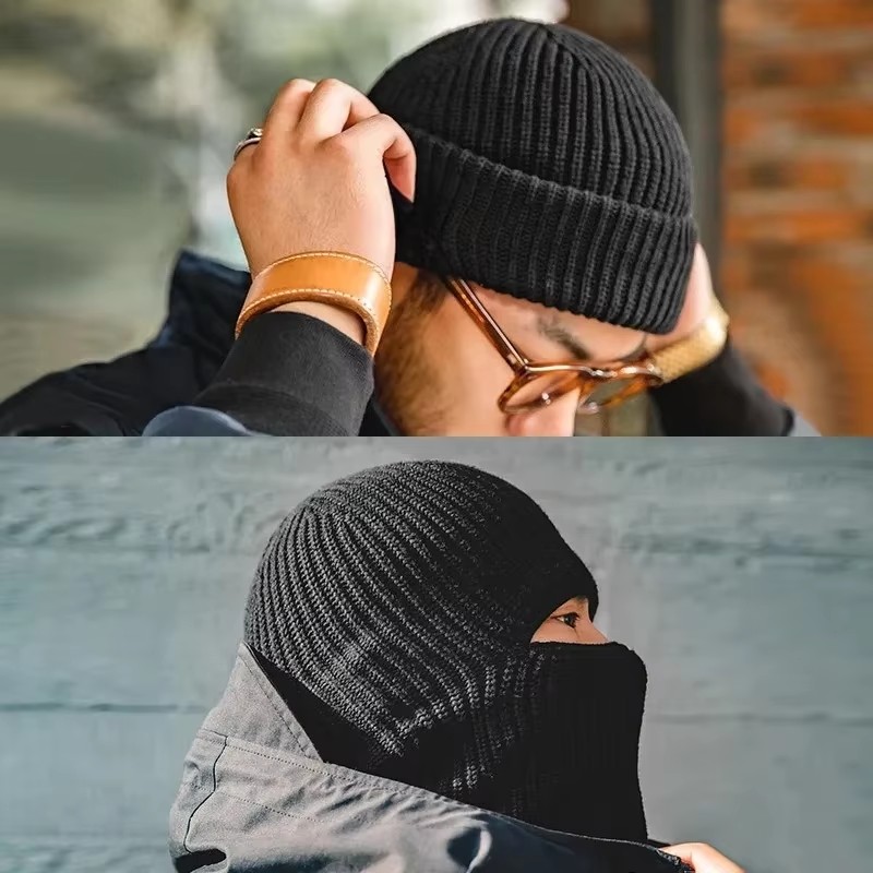 Men Winter Skullies Beanies Ha - đánh giá và giá Muffler Men Wool