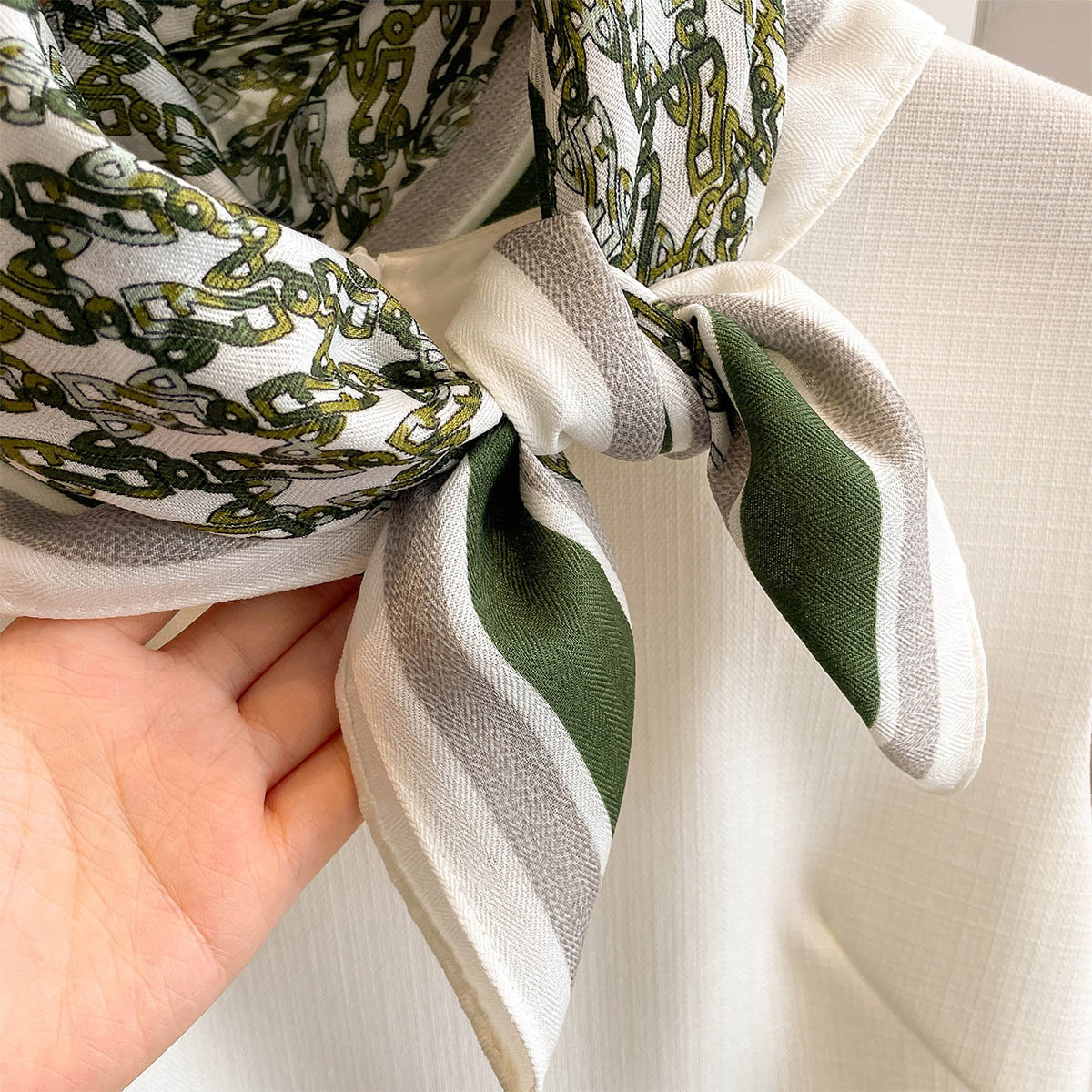 New Spring Women Cotton Scarf  - đánh giá và giá Bandana Cotton