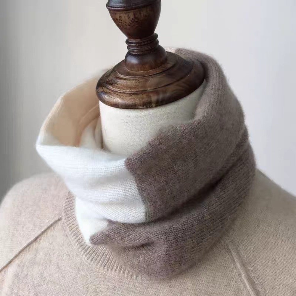 Soft Splicing Color Infinity S - đánh giá và giá Infinity Scarf Knit