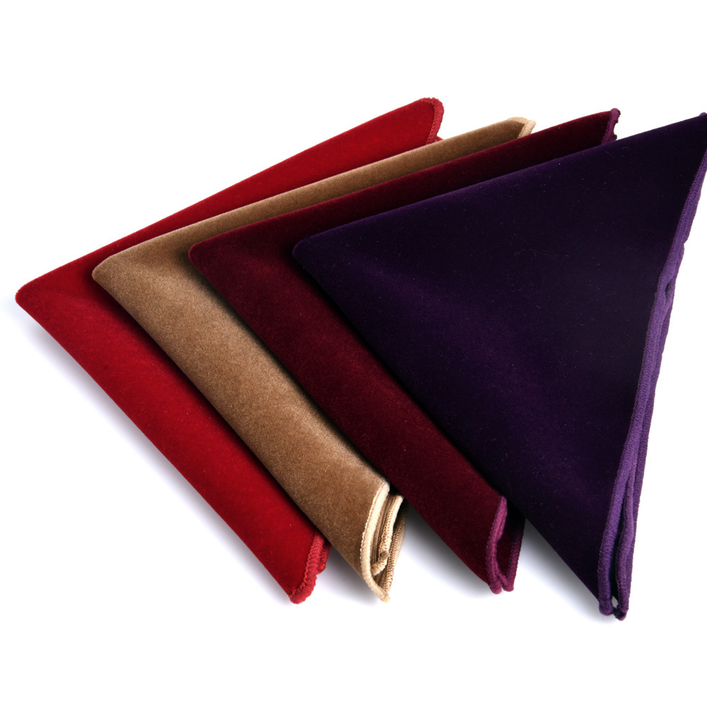 23cm Men's Velvet Pocket Squar - đánh giá và giá Pocket Square Set
