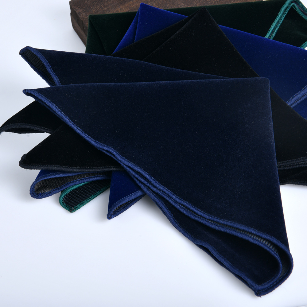 23cm Men's Velvet Pocket Squar - đánh giá và giá Pocket Square Set