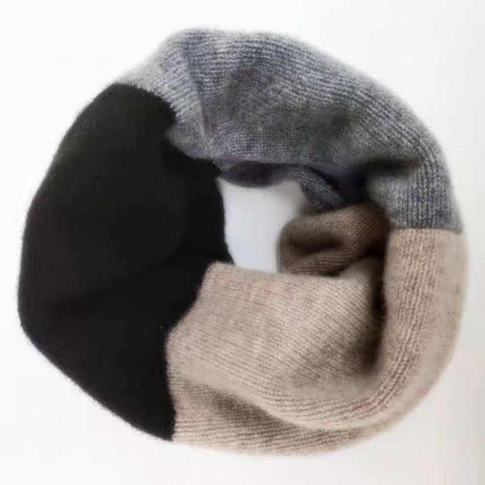Soft Splicing Color Infinity S - đánh giá và giá Infinity Scarf Knit