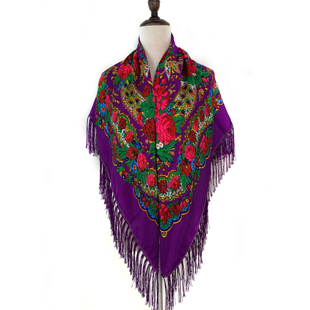 120*120cm New Design Women Rus - đánh giá và giá Bandana Cotton