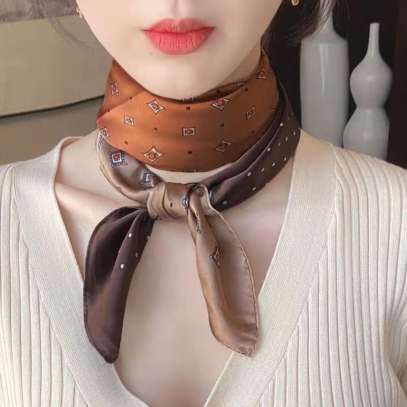 New Fashion Zebra Printed Squa - đánh giá và giá Scarf Silk Square