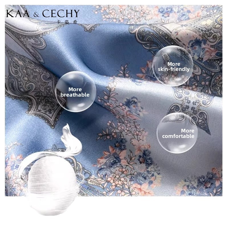 Baroque Floral 100% Mulberry S - đánh giá và giá Head Wrap Turban